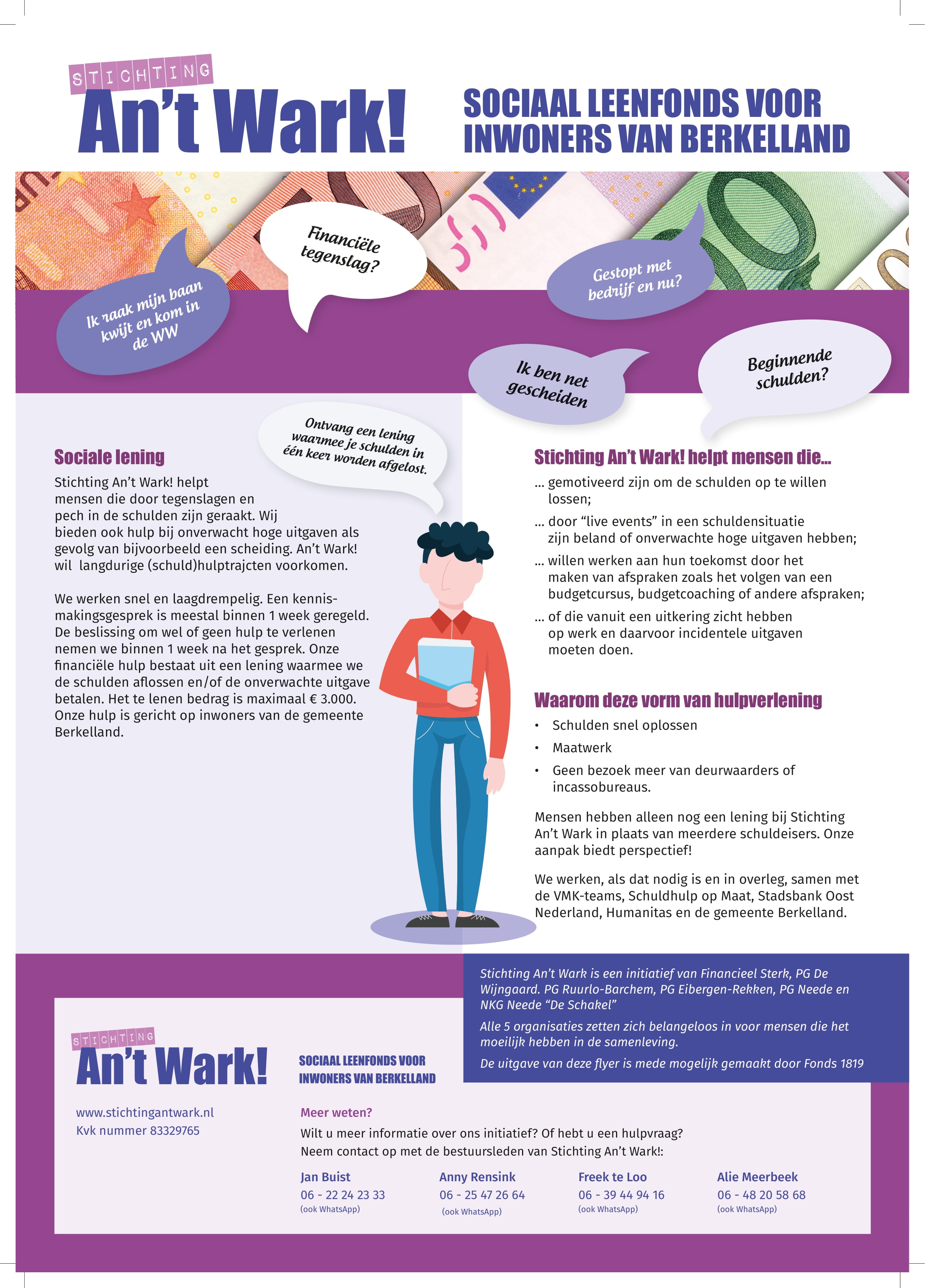 Stichting An’t Wark! – Sociaal Leenfonds Berkelland